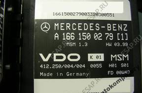 БЛОК УПРАВЛЕНИЯ MERCEDES a1661500279 412250004004 БЕЗ КОДА