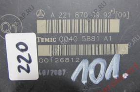 БЛОК УПРАВЛЕНИЯ MERCEDES A2218700992 TEMIC 00405881A1 БЛОК УПРАВЛЕНИЯ MERCEDES A2218700992 TEMIC 00405881A1