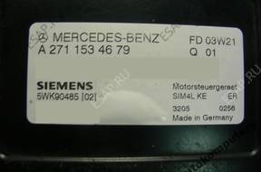 БЛОК УПРАВЛЕНИЯ MERCEDES a2711534679 5wk90485 БЕЗ КОДА