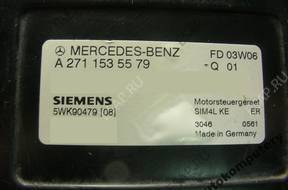 БЛОК УПРАВЛЕНИЯ MERCEDES a2711535579 5wk90479 БЕЗ КОДА