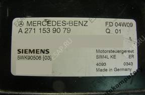 БЛОК УПРАВЛЕНИЯ MERCEDES a2711539079 5wk90506 БЕЗ КОДА
