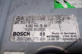 БЛОК УПРАВЛЕНИЯ MERCEDES a2721531392 0261209375 БЕЗ КОДА