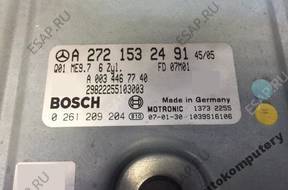 БЛОК УПРАВЛЕНИЯ MERCEDES a2721532491 0261209204 БЕЗ КОДА