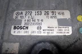 БЛОК УПРАВЛЕНИЯ MERCEDES a2721532691 0261209203 БЕЗ КОДА