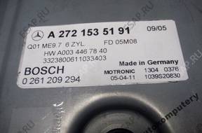 БЛОК УПРАВЛЕНИЯ MERCEDES a2721535191 0261209294 БЕЗ КОДА