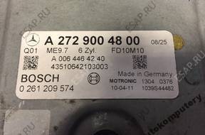 БЛОК УПРАВЛЕНИЯ MERCEDES a2729004800 0261209574 БЕЗ КОДА