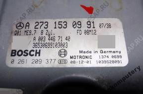 БЛОК УПРАВЛЕНИЯ MERCEDES a2731530991 0261209377 БЕЗ КОДА