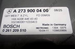 БЛОК УПРАВЛЕНИЯ MERCEDES a2739000400 0261209510 БЕЗ КОДА