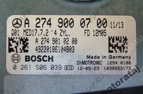 БЛОК УПРАВЛЕНИЯ MERCEDES A2749000700 0261S06039 MED17.7.2 БЛОК УПРАВЛЕНИЯ MERCEDES A2749000700 0261S06039 MED17.7.2