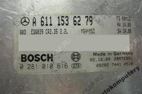 БЛОК УПРАВЛЕНИЯ MERCEDES a6111536279 0281010616 БЕЗ КОДА