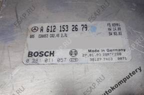 БЛОК УПРАВЛЕНИЯ MERCEDES a6121532679 0281011057 БЕЗ КОДА