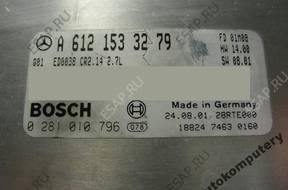 БЛОК УПРАВЛЕНИЯ MERCEDES a6121533279 0281010796 БЕЗ КОДА