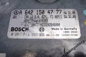 БЛОК УПРАВЛЕНИЯ MERCEDES a6421504777 0281013993 БЕЗ КОДА