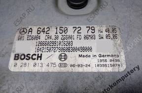 БЛОК УПРАВЛЕНИЯ MERCEDES a6421507279 0281013475 БЕЗ КОДА
