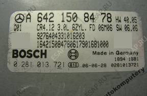 БЛОК УПРАВЛЕНИЯ MERCEDES a6421508478 0281013721 БЕЗ КОДА