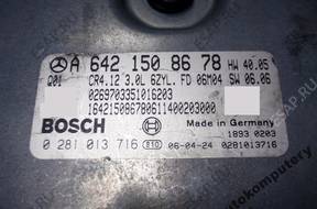 БЛОК УПРАВЛЕНИЯ MERCEDES a6421508678 0281013716 БЕЗ КОДА