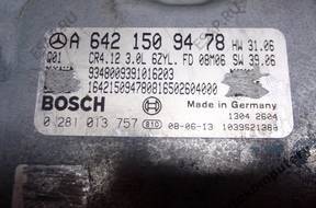 БЛОК УПРАВЛЕНИЯ MERCEDES a6421509478 0281013757 БЕЗ КОДА