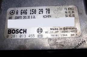 БЛОК УПРАВЛЕНИЯ MERCEDES a6461502978 0281013455 БЕЗ КОДА