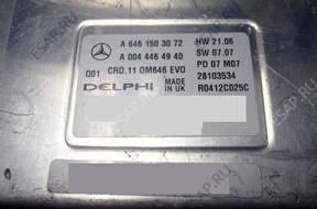 БЛОК УПРАВЛЕНИЯ MERCEDES a6461503072 a0044464940 БЕЗ КОДА