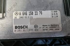 БЛОК УПРАВЛЕНИЯ MERCEDES a6461503379 0281011935 БЕЗ КОДА