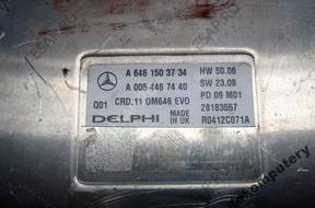 БЛОК УПРАВЛЕНИЯ MERCEDES a6461503734 a0054467440 БЕЗ КОДА