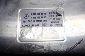 БЛОК УПРАВЛЕНИЯ MERCEDES a6461504572 a0054467440 БЕЗ КОДА