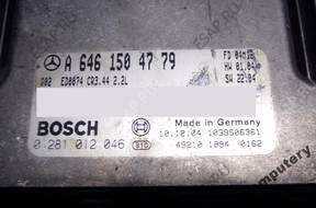 БЛОК УПРАВЛЕНИЯ MERCEDES a6461504749 0281012046 БЕЗ КОДА