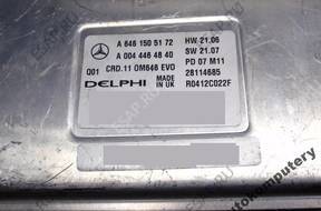 БЛОК УПРАВЛЕНИЯ MERCEDES a6461505172 a0044464840 БЕЗ КОДА