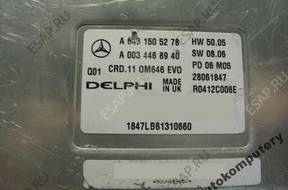 БЛОК УПРАВЛЕНИЯ MERCEDES a6461505278 a0034468940 БЕЗ КОДА
