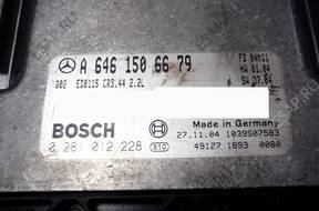 БЛОК УПРАВЛЕНИЯ MERCEDES a6461506679 0281012228 БЕЗ КОДА
