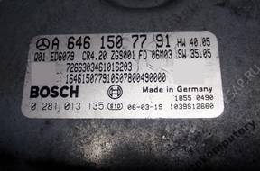 БЛОК УПРАВЛЕНИЯ MERCEDES a6461507791 0281013135 БЕЗ КОДА