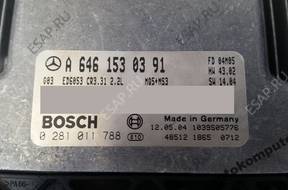 БЛОК УПРАВЛЕНИЯ MERCEDES a6461530391 0281011788 БЕЗ КОДА