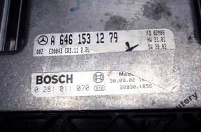 БЛОК УПРАВЛЕНИЯ MERCEDES a6461531279 0281011070 БЕЗ КОДА
