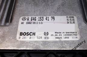 БЛОК УПРАВЛЕНИЯ MERCEDES a6461534179 0281011328 БЕЗ КОДА