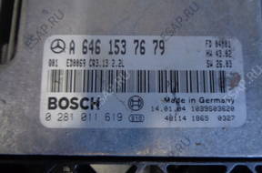 БЛОК УПРАВЛЕНИЯ MERCEDES a6461537679 0281011619