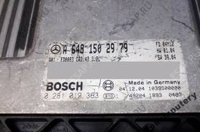 БЛОК УПРАВЛЕНИЯ MERCEDES a6481502979 0281012363 БЕЗ КОДА