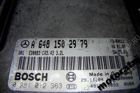 БЛОК УПРАВЛЕНИЯ MERCEDES A6481502979 0281012363 E320 W211
