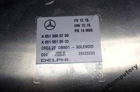 БЛОК УПРАВЛЕНИЯ MERCEDES a6519000700 a6519010600 crd3.20