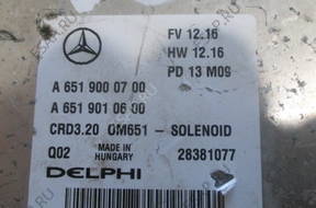 БЛОК УПРАВЛЕНИЯ MERCEDES A6519000700 A6519010600 CRD3.20