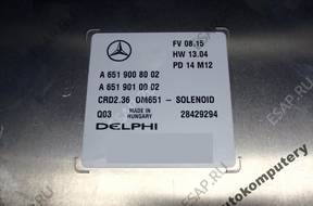 БЛОК УПРАВЛЕНИЯ MERCEDES a6519008002 a6519010002 crd2.36