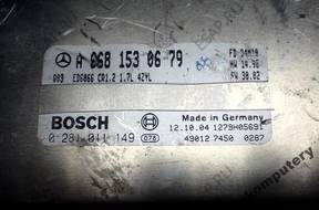 БЛОК УПРАВЛЕНИЯ MERCEDES a6681530679 0281011149 БЕЗ КОДА