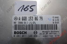 БЛОК УПРАВЛЕНИЯ MERCEDES A6681530679 BOSCH 0281011149
