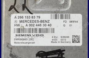 БЛОК УПРАВЛЕНИЯ MERCEDES B-KLASA 1.7 A2661538379 5WK90953