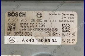 БЛОК УПРАВЛЕНИЯ MERCEDES B-KLASA A6401508334 0281015126