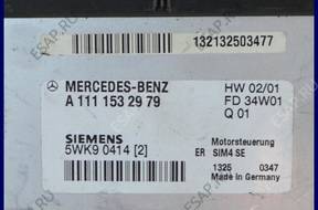 БЛОК УПРАВЛЕНИЯ MERCEDES C-KLASA A1111532979 5WK90414 БЛОК УПРАВЛЕНИЯ MERCEDES C-KLASA A1111532979 5WK90414