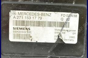 БЛОК УПРАВЛЕНИЯ MERCEDES C-KLASA CLK A2711531779 5WK90449