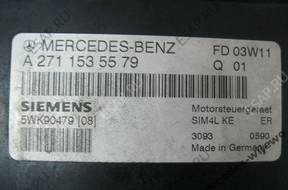 БЛОК УПРАВЛЕНИЯ MERCEDES C KLASA W203  ДВИГАТЕЛЕМ 1.8