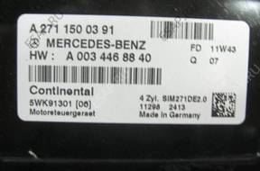 БЛОК УПРАВЛЕНИЯ MERCEDES C-KLASA W204 A2711500391 1.8CGI