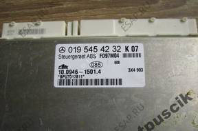 БЛОК УПРАВЛЕНИЯ MERCEDES C W202   ABS 0195454232