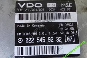 БЛОК УПРАВЛЕНИЯ   MERCEDES C W210 E200 0225459232